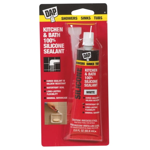 Dap 00680 Bathtub Silicone Rubber Caulk