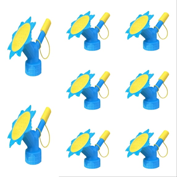 2-8PC Bottle Cap Sprinkler Dual Head Bottle Watering Spout, Sprinkler Head Cap Dual Head Water Bottle Spout, Mini Watering Can Nozzle for Indoor Seedlings Bonsai Care Garden Tool