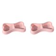 thumbnail image 1 of 2-8PC Lightweight Small Food and Water Pet Bowls Dog Feeding Bowls Cat Storage Bowl 2 in 1 Bone Shaped Feeder with Non Base for Small Dogs Puppy Cats Indoor Outdoor Durable Double Bowl, 1 of 9
