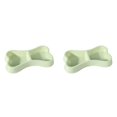 thumbnail image 1 of 2-8PC Lightweight Small Food and Water Pet Bowls Dog Feeding Bowls Cat Storage Bowl 2 in 1 Bone Shaped Feeder with Non Base for Small Dogs Puppy Cats Indoor Outdoor Durable Double Bowl, 1 of 9