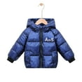 thumbnail image 1 of 2-8T Toddler Shiny Puffer Jacket Kids Boys Girls Thick Warm Coat Snowsuit, 1 of 8
