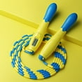 thumbnail image 1 of 2.8m Counting Jump Rope Adults Adjustable Skipping Rope Jumping Rope with Counter Home Exercise Gym Training Fitness Equipment (Yellow blue), 1 of 7