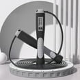 thumbnail image 1 of 2.8m Counting Jump Rope Adults Adjustable Skipping Rope Jumping Rope with Counter Home Exercise Gym Training Fitness Equipment, 1 of 9