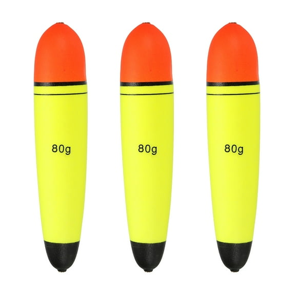 2.8oz Fishing Slip Bobbers EVA Fishing Float, Yellow, 3 Pack
