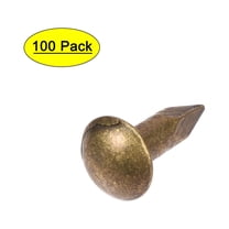 2.8x10mm Small Tiny Nails Brass Bronze Tone 100 Pack