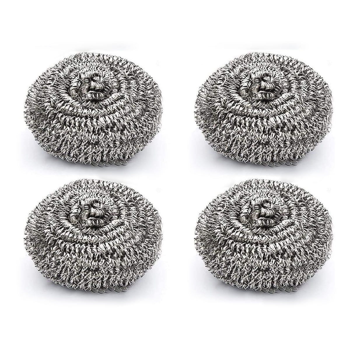 2 8x2 8In Steel Wool Srubber 4 Pack Steel Wool Soap Pads For Scouring 