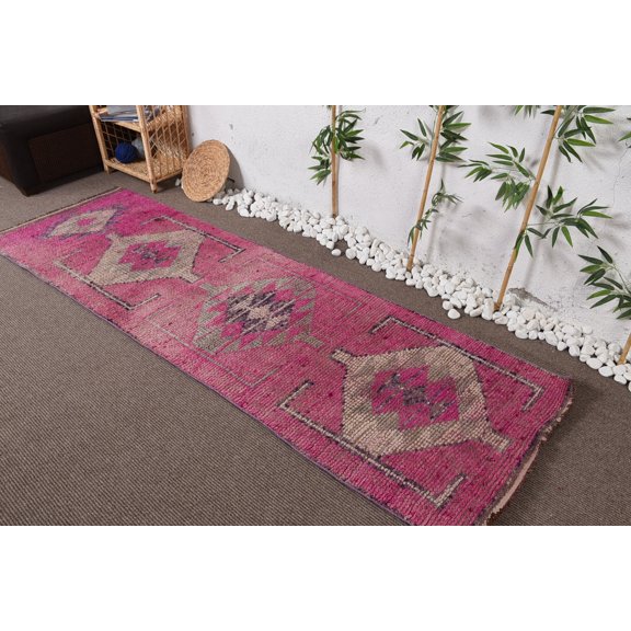2.8x8.7 ft Runner Rugs, Vintage Rugs, Cool Rugs, Colorful Rugs, Turkish Rugs