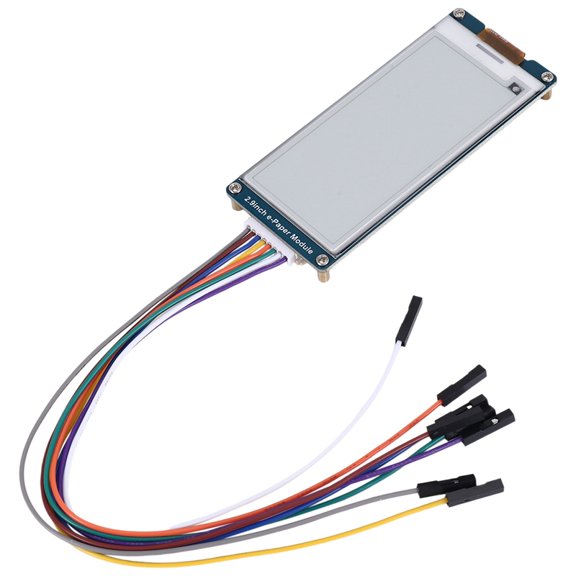 2.9 Inch E-Ink Display Local Refresh 296X128 Resolution SPI Communication Interface for /,1 * Display 1 * 20cm Connection Cable,blue