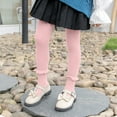 thumbnail image 1 of 2-9 Years Young Girls Cotton Uniform School Tights Warm Soft And Girls Tights For Comfortable Sweatpants Girl Girl'S Baggy Drawstring Pants High Waisted Workout Leggings For Girls, 1 of 7