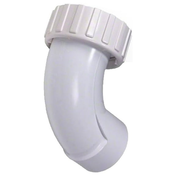2" 90 Degree Sweep Union Elbow - 400-5800B PVC Fitting, 2 Inch Schedule 40 Pipe Connector, Plumbing Parts for Irrigation, Pool, and DIY Projects