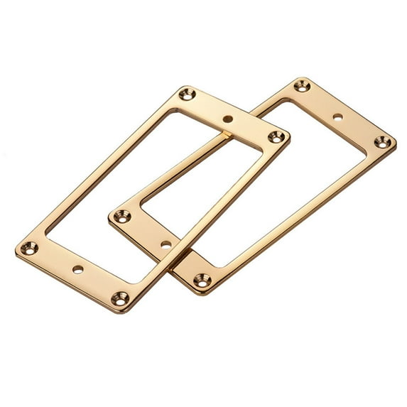 2* 92mm x 46mm Iron Guitar Humbucker Pickup Mounting Ring Flat