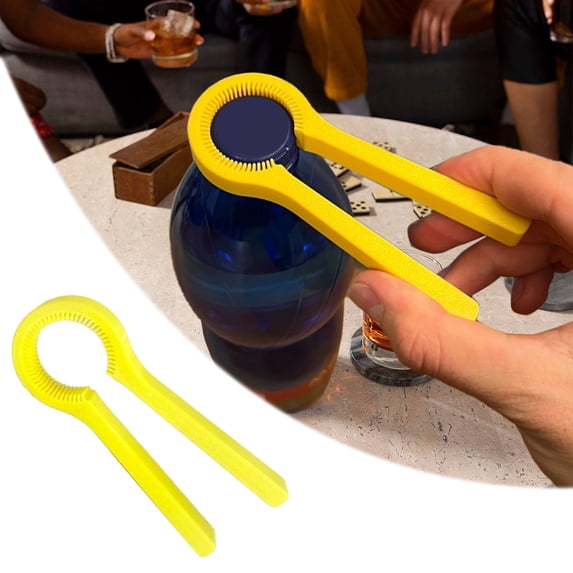 2.94cm Round Bottle Opener for Water Bottles – 3D Printed Grip Aid for Senior, Arthritis & Limited Mobility, Twist-Off, Rheumatoid Arthritis, Bottle Gripper