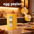 thumbnail image 1 of 2.95×1.97 Inch Egg Peeler & Cracker Tool for Hard-Boiled Eggs – Stainless Steel No-Mess Shell Opener – Fast, Easy Egg Peeler Gadget for Meal Prep & Breakfast, 1 of 9