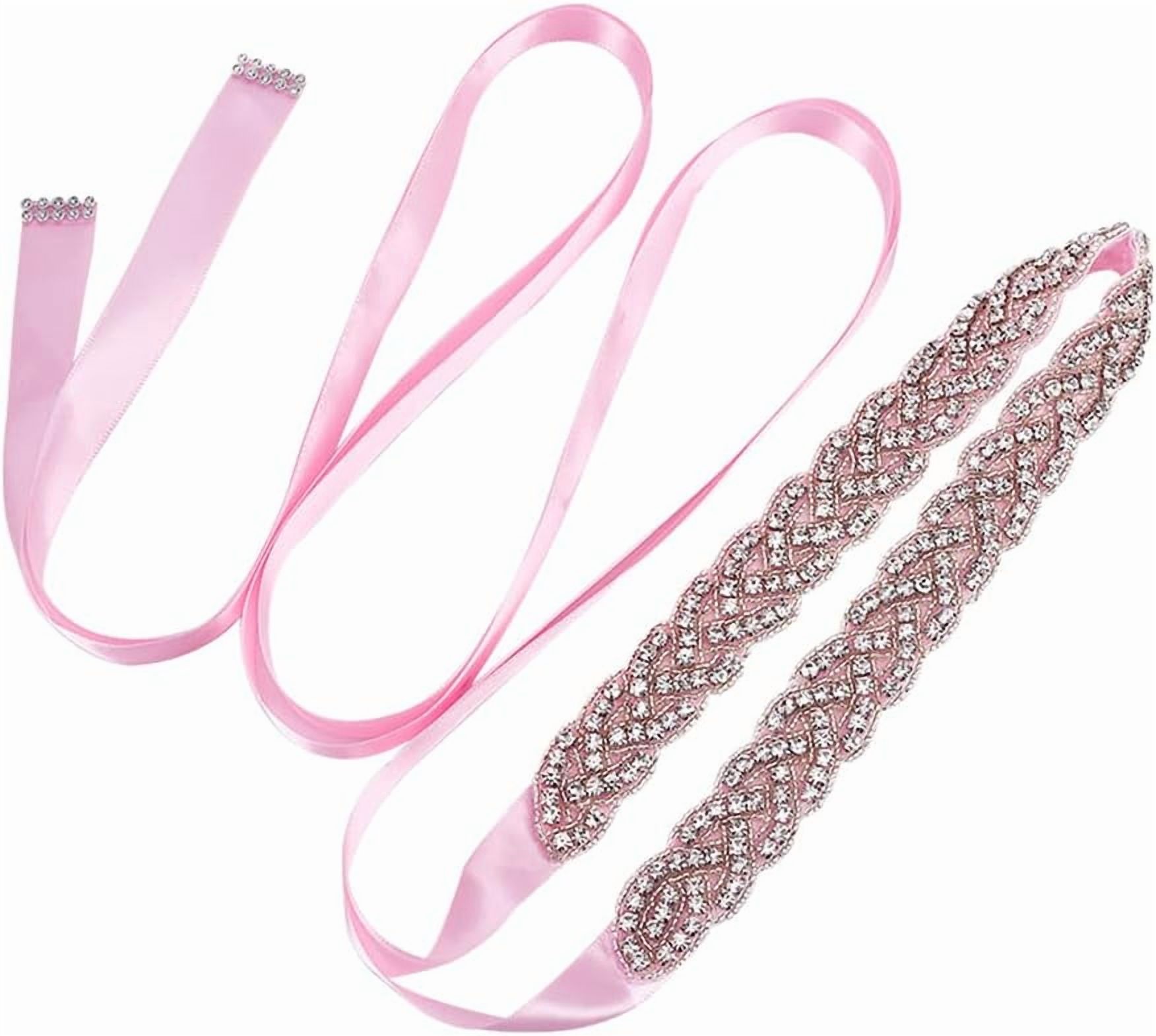 Shop Rhinestone Wedding Dress Belts for Elegant Bridal Looks
