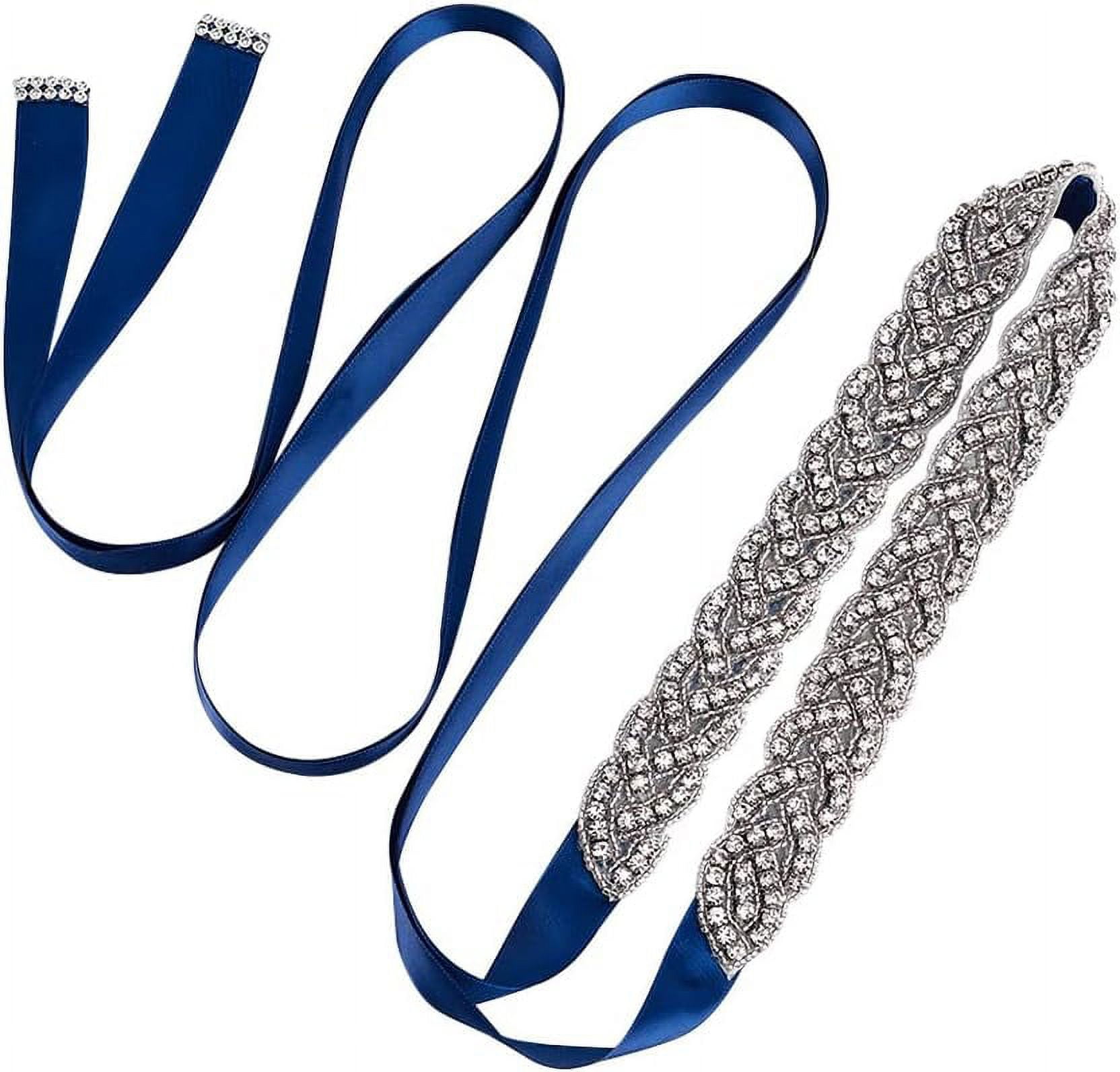 Yards Rhinestone Bridal Belt Width Crystal Bridesmaid