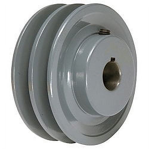 2.95" x 1" Double V Groove Pulley / Sheave # 2BK28X1