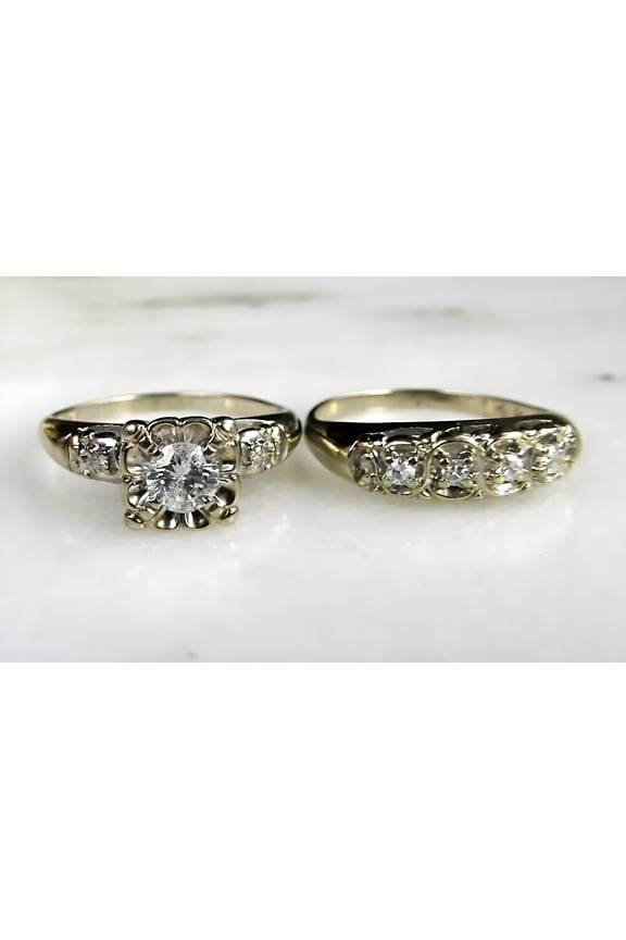 2.98 Ct Round Cut Lab Created Diamond Wedding Bridal Gift Ring Set In 925 Silver