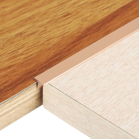 2.9Ft x 0.31" T-Molding Floor Transition Strips, Flat Divider Strip, Gold