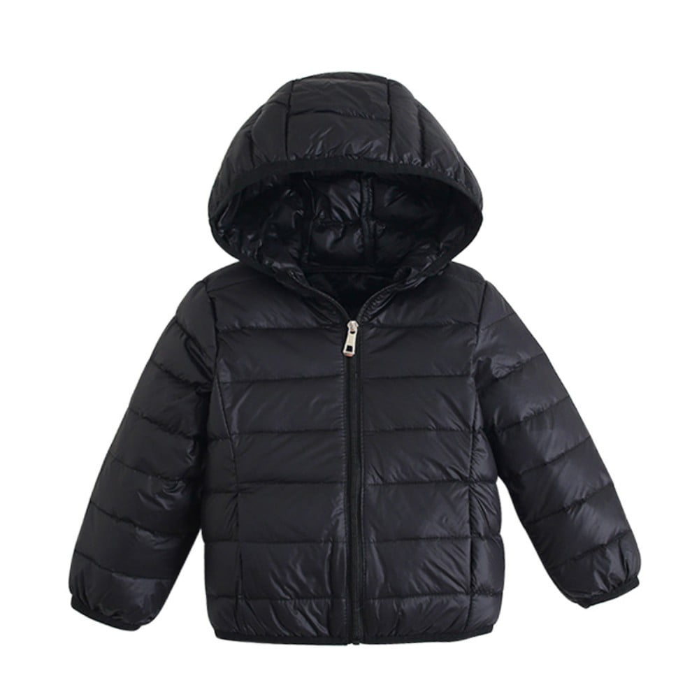 2-9Years Winter Coats Puffer Jacket for Kids Down Hoods Baby Boys Girls ...