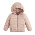 thumbnail image 1 of 2-9Years Winter Coats Puffer Jacket for Kids Down Hoods Baby Boys Girls Coat, 1 of 6