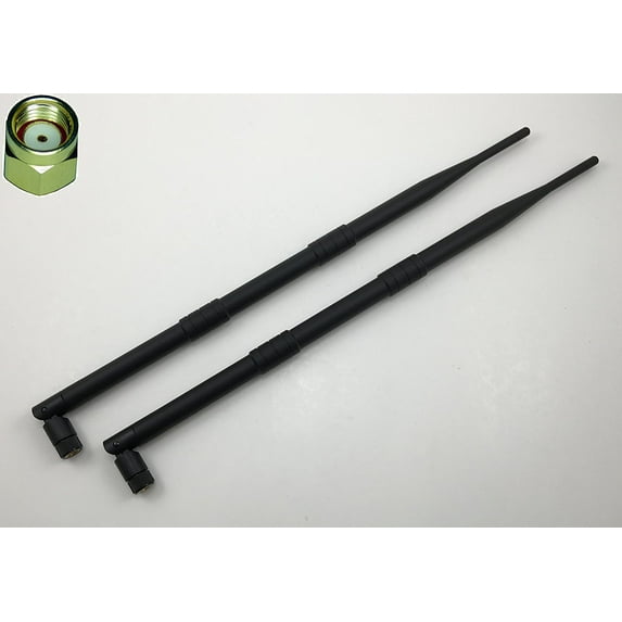 2 9dBi RP-TNC Hi Gain WiFi Antenna Wireless Router Access Point Network Card Quick USA Shipping