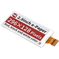 thumbnail image 1 of 2.9inch E-Paper, 296 × 128 Resolution Raw Display Compatible with Raspberry/STM32(Without PCB), 1 of 4