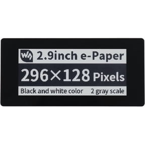 2.9inch Touch E-Paper E-Ink Display HAT Compatible with 4B/3B+/3B/2B/B+/A+/Zero/Zero W/WH/Zero 2W 296128 Pixels 5-Points Capacitive Touch SPI Interface Support Partial Refresh