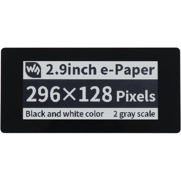 2.9inch Touch E-Paper E-Ink Display HAT Compatible with 4B/3B+/3B/2B/B+/A+/Zero/Zero W/WH/Zero 2W 296128 Pixels 5-Points Capacitive Touch SPI Interface Support Partial Refresh