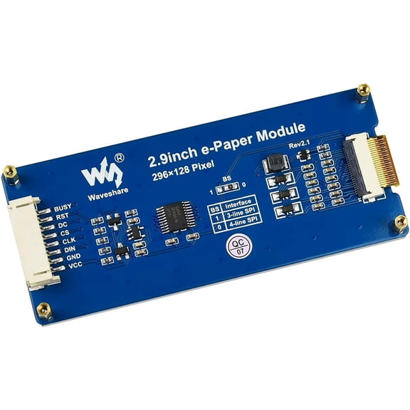 2.9inch e-Paper Compatible with Jetson Nano/ 4B/ 3B+/ 3A+/ 3B/ 2B/ 1B+/ 1A+/ Zero 2 W/Zero W/Zero