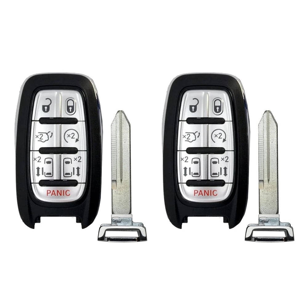 2 AKS KEYS Aftermarket Smart Key for Chrysler Pacifica 2017 2020 7B