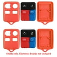 thumbnail image 1 of 2 AKS KEYS New Shell Case 4 Buttons and Pad Compatible with Ford Remote Key Fob with FCC ID CWTWB1U331 Fix Worn - Red Fits for 2004-2011 Crown Victoria Focus Fusion Taurus Five Hundred, 1 of 2