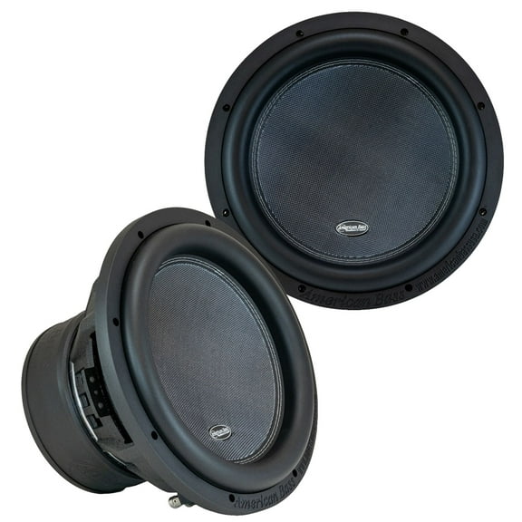 (2) AMERICAN BASS XR-12D4 12" 2400W RMS XR-SERIES CAR AUDIO DVC 4-OHM SUBWOOFERS