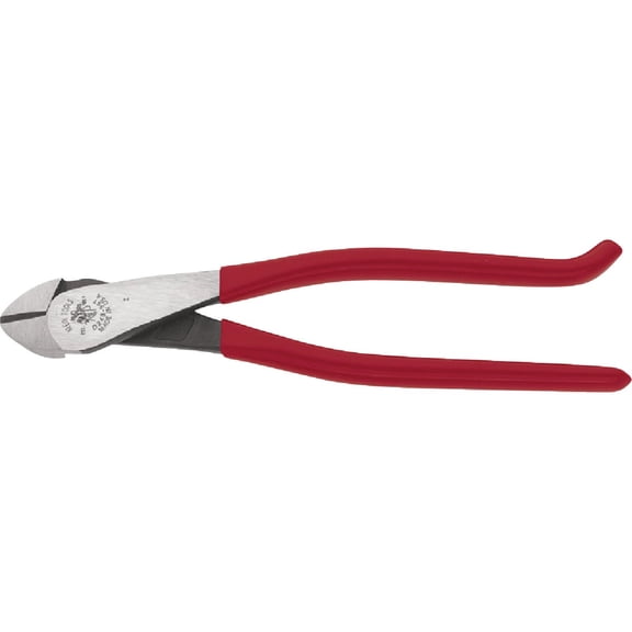 Klein Tools D248-9ST Diagonal Cutting Pliers, Made in USA, Ironworker's Diagonal Cutters with High Leverage Design, Works as Rebar Cutter and Rebar Bender, 9-Inch