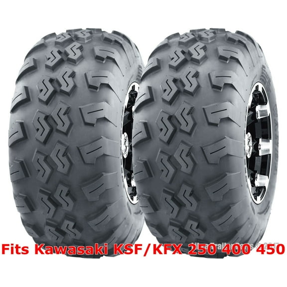 2 ATV Tires 21x7-10 21x7x10 Kawasaki KSF/KFX 250 400 450 front P3018