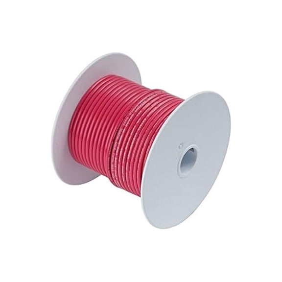 2 AWG Tinned Copper Battery Cable - Red, 25ft - Marine Grade Wire, 32mm2, 600V, Flexible, Saltwater Resistant for Boats, Car, RV