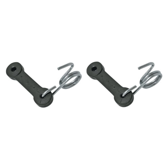 2 AYP 160793 Mulch Plate Plug Rubber Strap Latch with Spring Clip