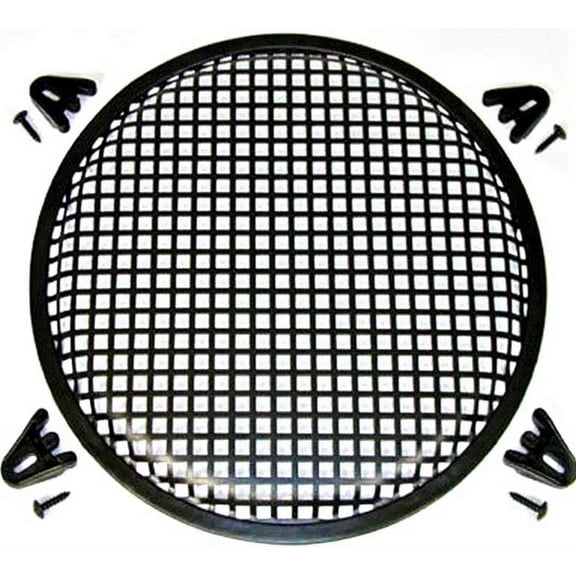 2 Absolute 15" Subwoofer Speaker Metal Mesh Cover Waffle Grille Protect Guard DJ Car Audio