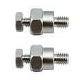 thumbnail image 1 of 2 Absolute BTC-50 GM Side Post Terminals GM Short Side Post Mount Positive Negative Battery Terminal Chrome Plated, 1 of 1