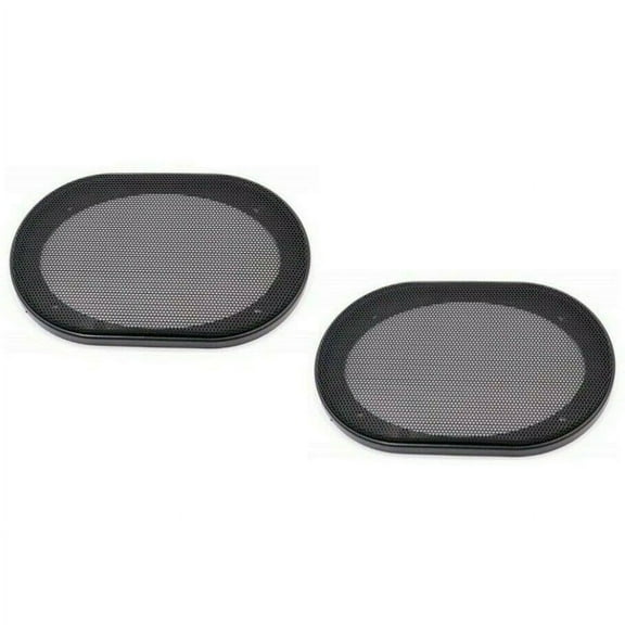 2 Absolute USA CS4x6 4x6" Speaker GrillUniversal 4x6" Car Speaker Coaxial Component Protective Grills Covers Pair