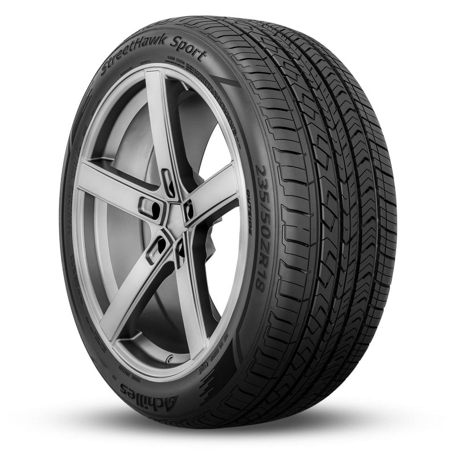 2 Achilles Street Hawk Sport 225/50R18 99W Performance Tires 55K MILE Warranty AC000000ASH25 / 225/50/18 / 2255018