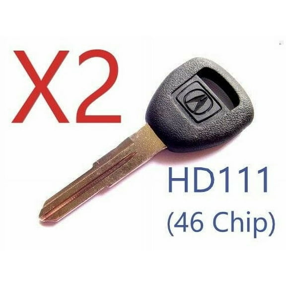 2 Acura TL 04-06 TSX 04-08 RSX 06 HD111 PT (V-Chip) HD108 Transponder Key VLS