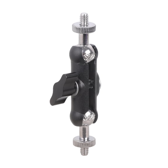 AOOOWER Aluminum Alloy Camera Accessory Adapter 1/4Inch Double Thread Rotatable Mount