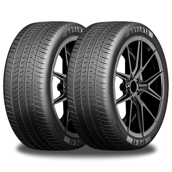 2 Advanta HPZ-02 225/40R18 92W All Season 50K Mile Warranty Extra Load XL Tires 1951348402 / 225/40/18 / 2254018