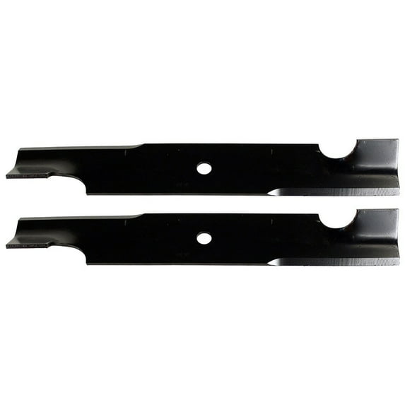 2 Aftermarket Notched Mower Blades for Lesco 050111 50111 021871 32" 48" Deck