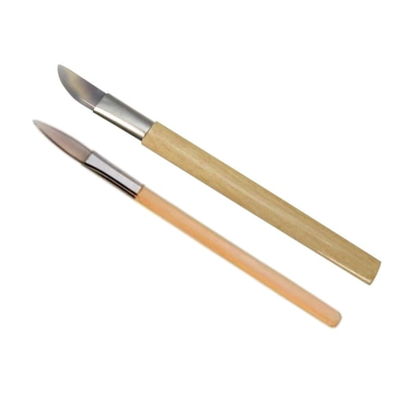 2 Agate Burnishers Bezel Gold Silver Leaf Bookbinders Tools, Jewelry Marker's Professional Set