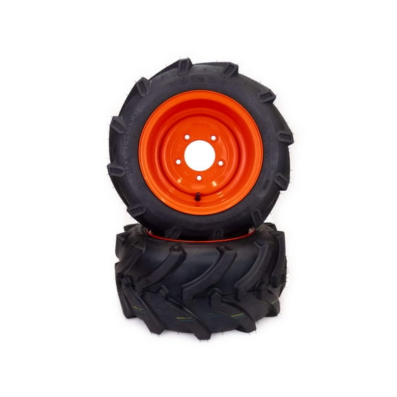 (2) Aggressive Tire Assemblies 18x8.50-10 Fits Kioti CS2210 CS2510