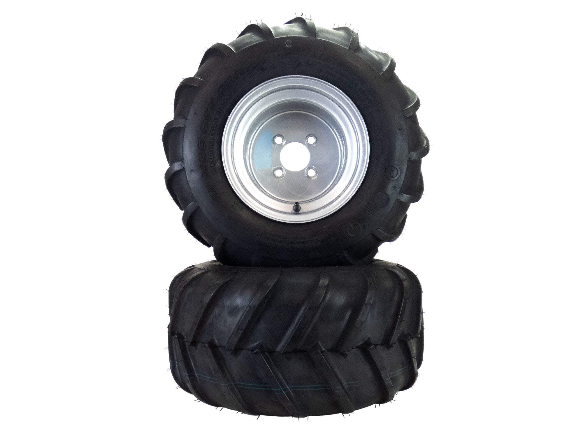 (2) Aggressive Tire Assm 22x11.00-10 Hustler FasTrak Raptor SDX 54