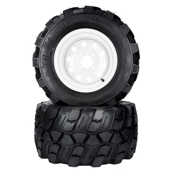 (2) Aggressive Tire Assm 24x12.00-12 Fits Exmark Lazer Z Toro Z Master 109-8972
