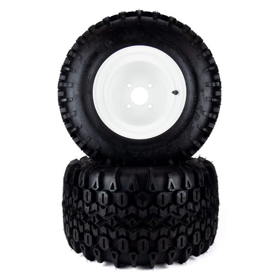 (2) Aggressive Tire Assm 20x12.00-10 Exmark Toro Vantage GrandStand 120-6465
