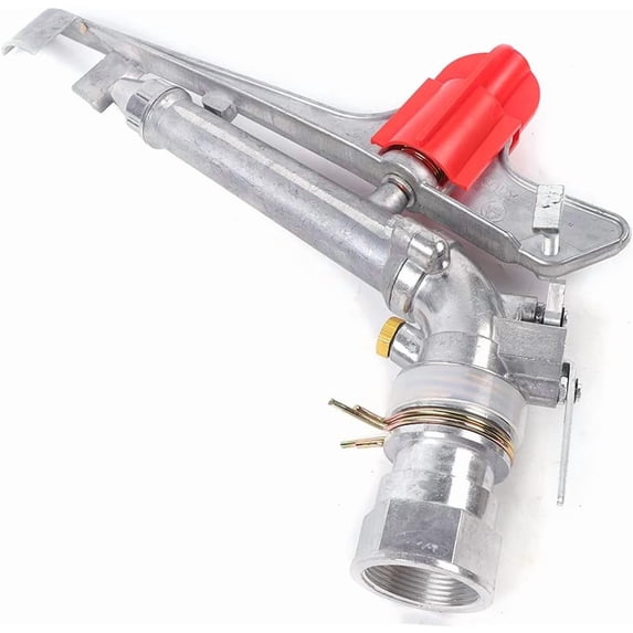 2" Agriculture Irrigation Spray Gun Sprinkler Large-Area 360° Adjustable Water Watering Sprinkler Spray Gun Large-Area Garden Irrigation
